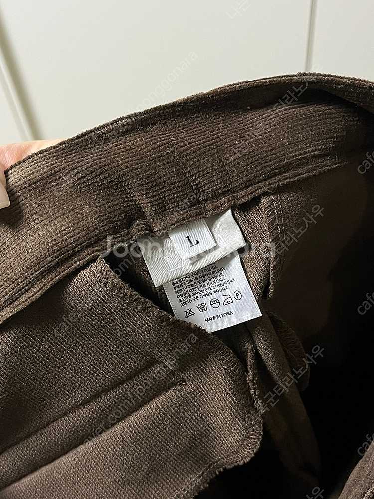 라플라 lapla 마시멜로 코듀로이 팬츠 브라운 L--3