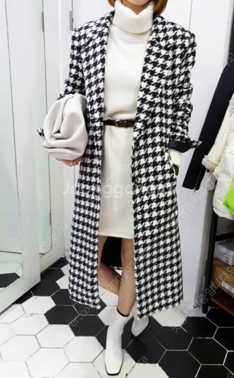 새상품 급처 하운드체크 롱코트--0