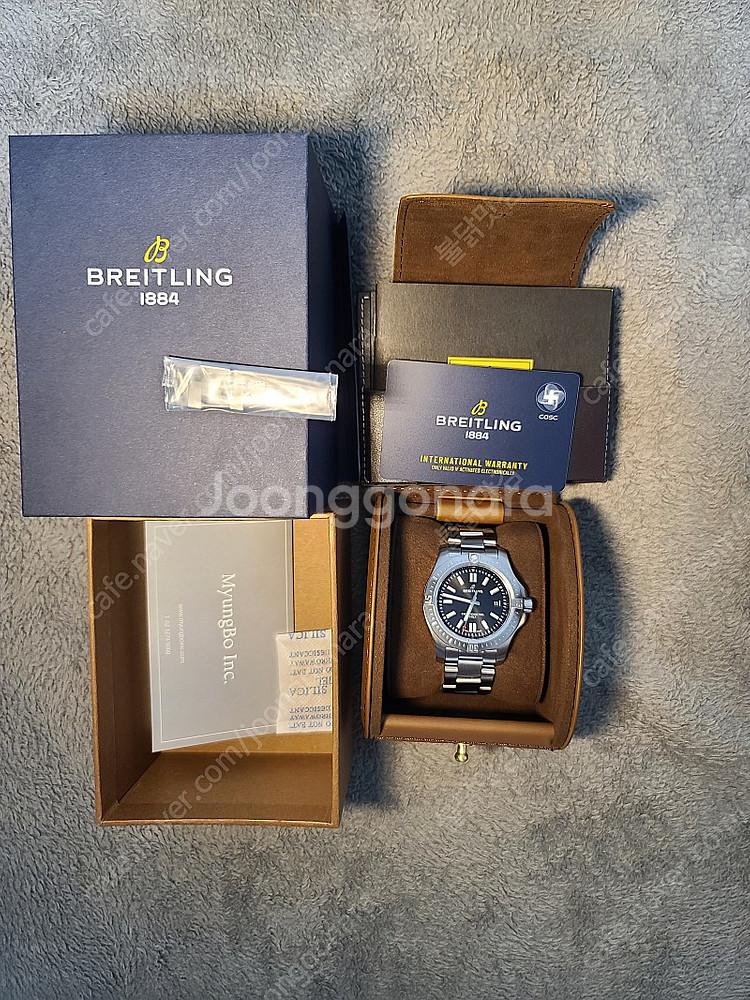 브라이틀링 콜트 신형 블랙 44mm 22년 6월구매--5