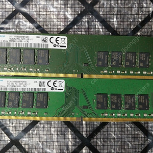 데스크탑용 삼성 DDR4 16GB B다이램 2개 일괄로 판매