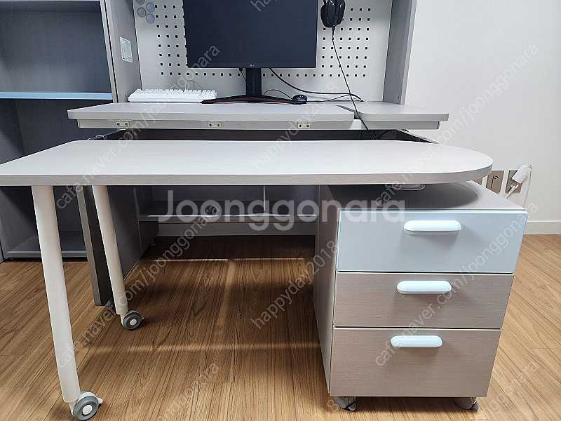 한샘 조이 남학생 책상 책장 세트(보조책상 .서랍있음)--5