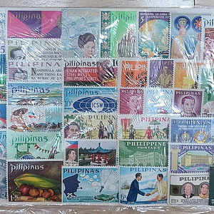 빈티지 옛날 필리핀 우표 미사용제 40여종