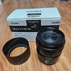 시그마 65mm f2 Contemporary dg dn 소니 마운트 판매합니다.