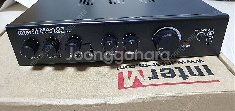 인터엠 MA-103 방송, 매장용(새것) 앰프--0