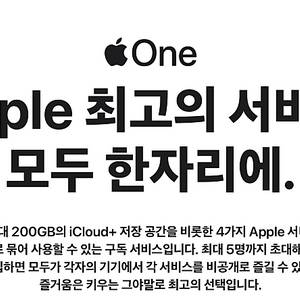 [한국계정 애플원] 아이클라우드 2TB + 애플원 가족공유 파티원 모집합니다