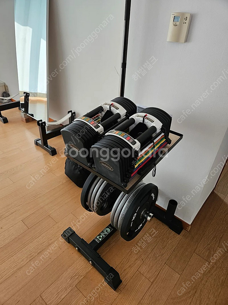 정품 파워블럭 U-70 + 거치대, 무게조절덤벨--1