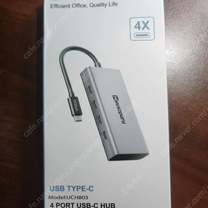 Minisopuru 4포트 USB C 허브  입니다 새제품 미개봉이며 구입하여 미개봉하고 판매합니다 usb c타입 허브