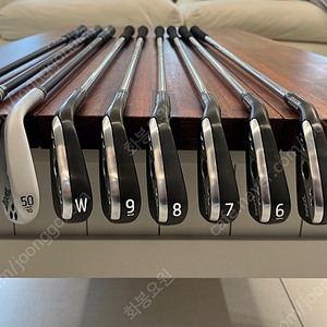 [왼손 좌타용] PXG GEN6 블랙라벨 5-W 6아이언 + 슈가대디2 50도, 54도, 60도 웨지 세트 팝니다.