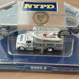 코드3 CODE3 1/64 NYPD ESU Emergency Service Unit Air Bag Truck 다이캐스트(미개봉)