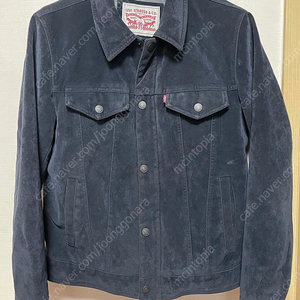 리바이스 스웨이드 재킷 네이비 색상 levis faux suede leather jacket