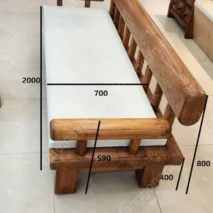 고가구) 나무의자 (긴소파용) 판매합니다~