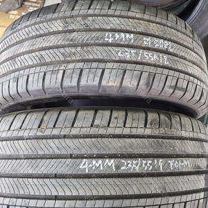 [중고] 235/55R19 미쉐린 흠읍제 2본 판매