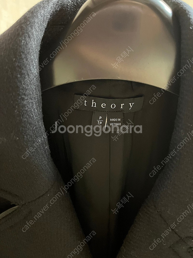 띠어리 여성 코트 블랙--1