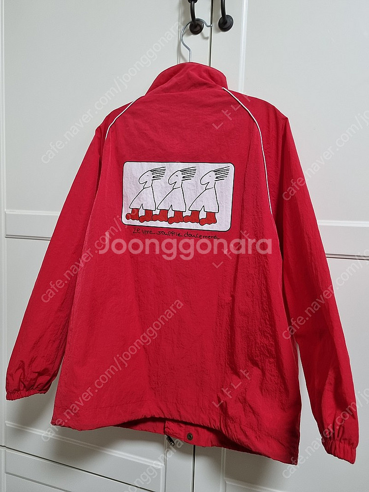 리미떼두두 레드 포인트 바람막이 점퍼 XL(120)--1