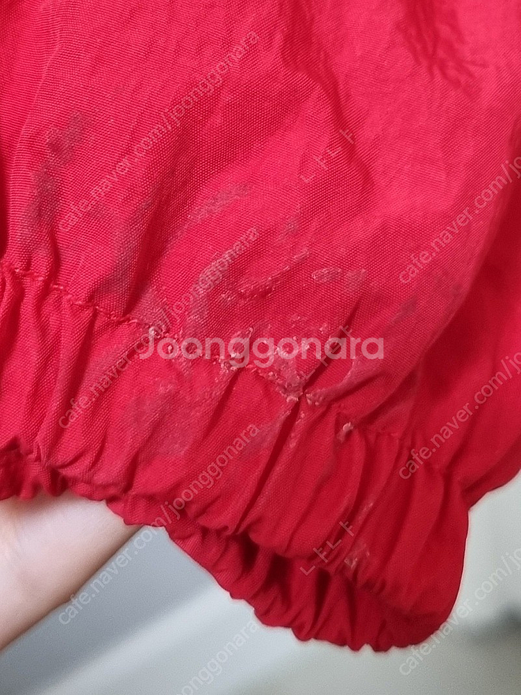 리미떼두두 레드 포인트 바람막이 점퍼 XL(120)--6