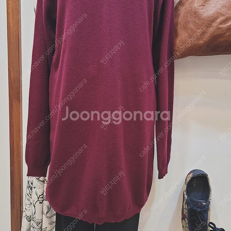 띠어리 캐시미어100 롱니트--3