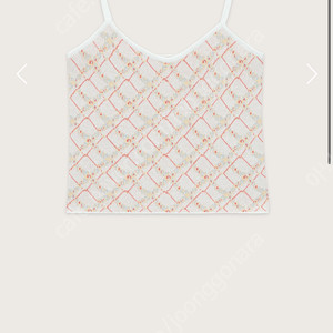 시눈 Sinoon flower pattern sleeveless