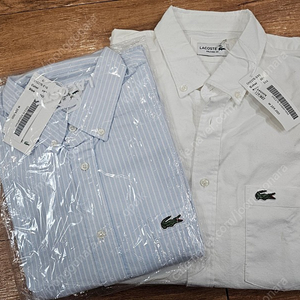 라코스테 옥스포드 셔츠 릴렉스핏 42사이즈(105) 새상품 2벌 합쳐 12만원