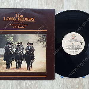 (LP 판매) 블루스락 - 라이 쿠더 (Ry Cooder) The Long Riders (Original Sound Track) 1980년 미국반