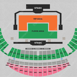 세븐틴콘서트 3/30 W51 2열 단석