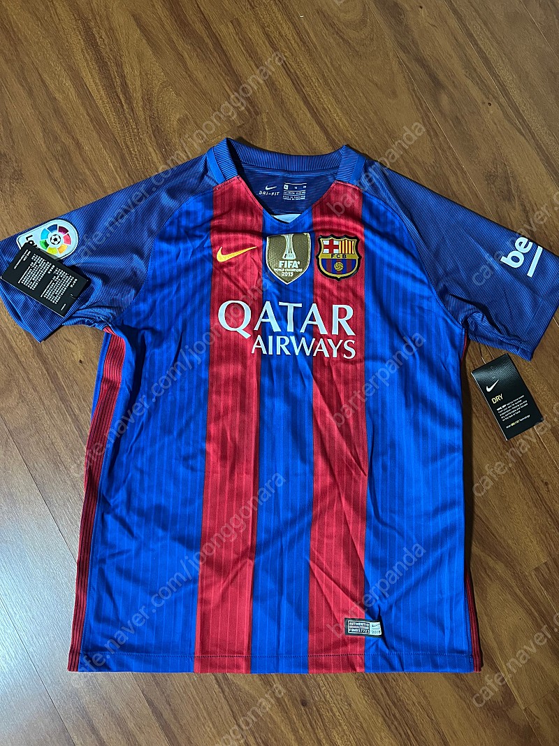 16-17 바르셀로나 유니폼 아동용 xl 메시 마킹 새상품