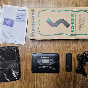 파나소닉 RQ-SX1V 스트레오 라디오 카세트 플레이어 풀박스