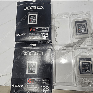 XQD 128 GB 2개 판매합니다.