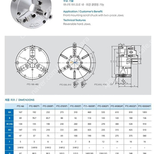 FTC310 연동척 판매