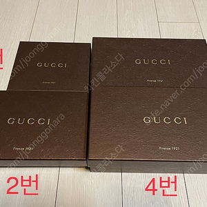 [GUCCI]구찌 박스 일괄 판매합니다(총 4박스)