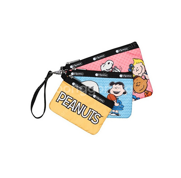 레스포삭 PEANUTS WRISTLET POUCH SE...--0