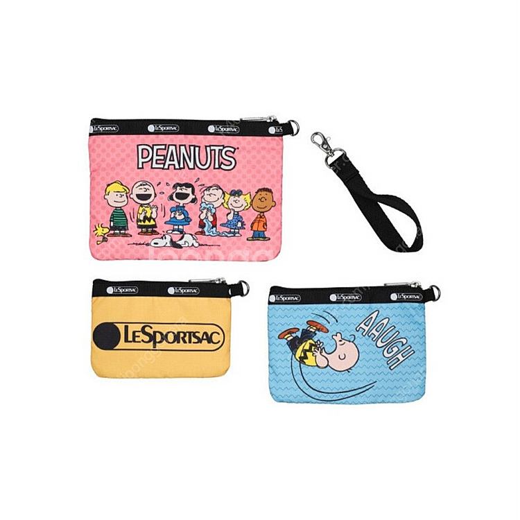 레스포삭 PEANUTS WRISTLET POUCH SE...--2