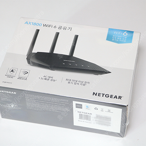 넷기어 RAX10 WiFi6 AX1800 유무선공유기 미개봉 판매.