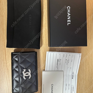 샤넬(CHANEL) 슈팅스타 똑딱이 카드지갑 AP3729 S급중고