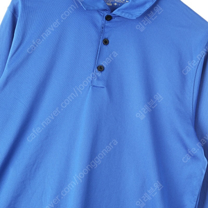 (XL) 나이키 카라 긴팔티셔츠 블루 폴리 무지 골프 한정판