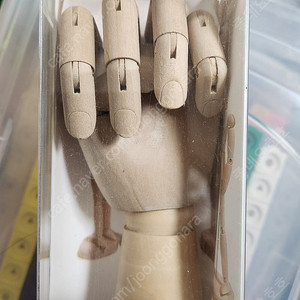 미술용 또는 보석 디피용 손 모양 관절인형(왼손)