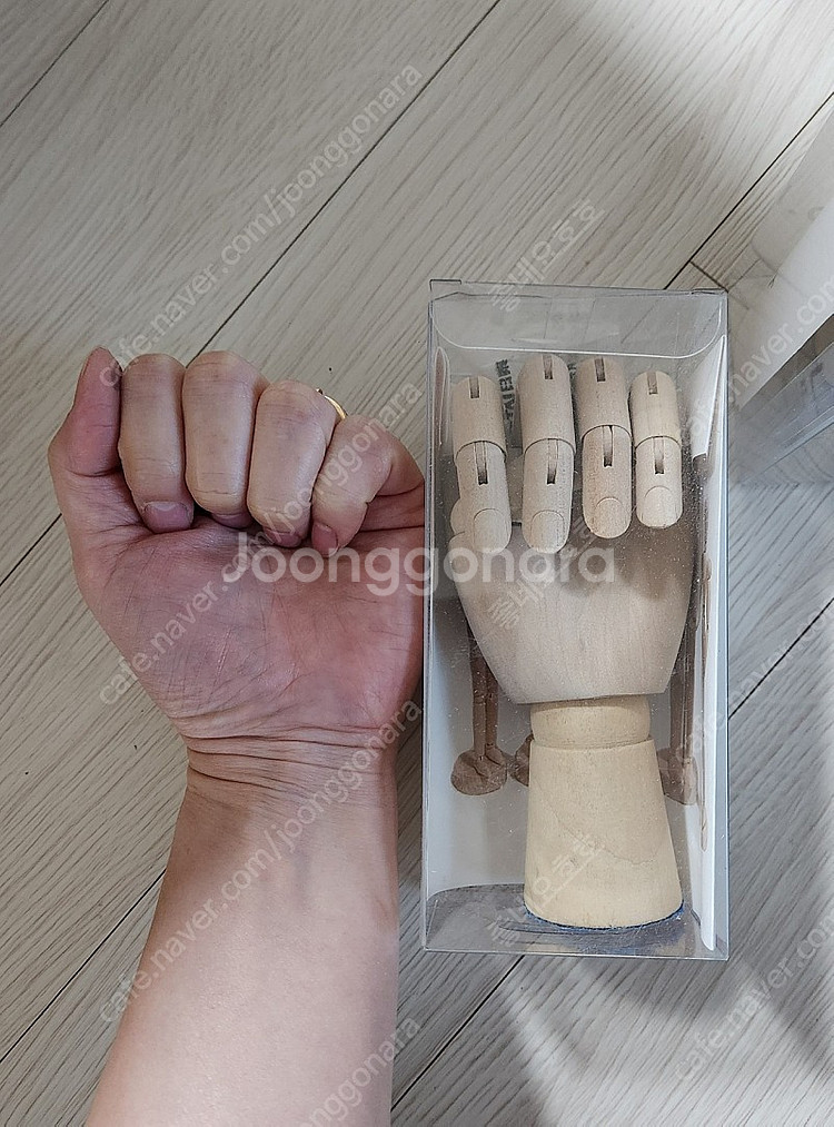 미술용 또는 보석 디피용 손 모양 관절인형(왼손)--1