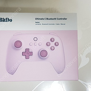 (미개봉 새제품) 닌텐도 스위치용 컨트롤러 핑크 (8bitdo)