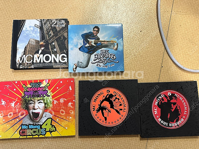 Mc몽 앨범 2,3,4,5집 앨범 일괄 팝니다--0