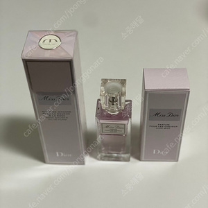 미스디올 퍼퓸 헤어미스트 30ml & 로즈 샤워오일 75ml