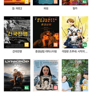 메가박스 CGV 롯데시네마 예매, 팝콘, 음료, 콤보