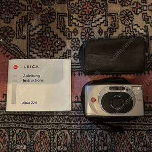 라이카 LEICA Z2X 데이터백 민트급 라이카 가죽케이스 포함 판매.