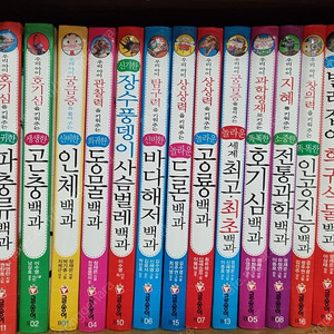 글송이 어린이백과& 봄여름가을겨울진선아이도감&진선비교도감