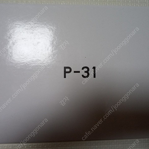 P-31 p31 스니커즈 화이트 225 4.5.cm