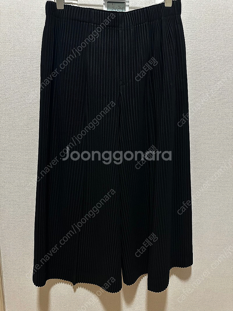 이세이미야케 옴므플리세 하카마 와이드 크롭 팬츠--1