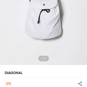 다이애그널 DIAGONAL chubby summer bag 백팩