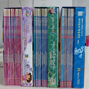 Dora,Diego,Blue's Clues 도라 디에고 블루스클루스 리더스북+cd,블루스클루스 DVD1집2집