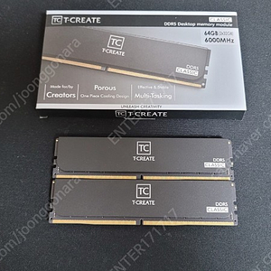 팀그룹 T-Create 클래식 DDR5 64gb(32x2) 6000