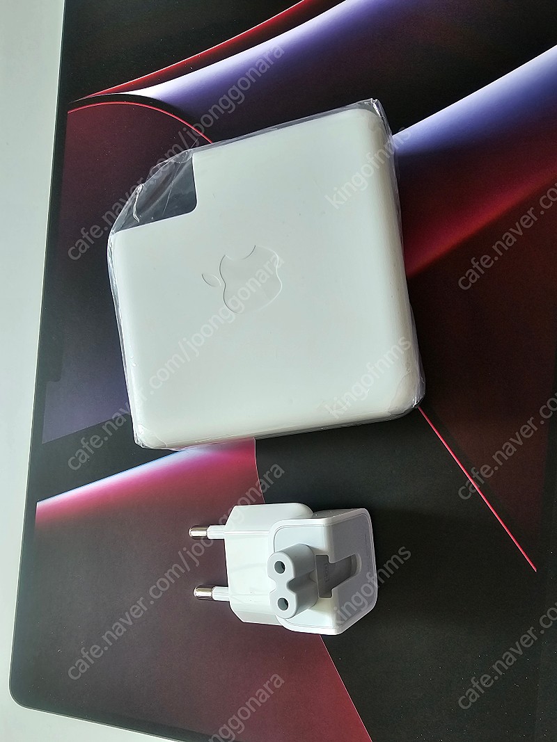[미사용] 맥북 정품 충전기 Apple 96W USB-C 전원 어댑터 A2166