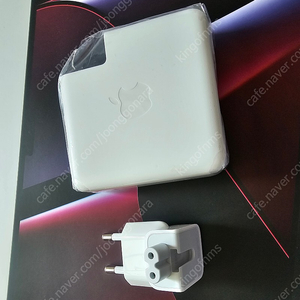 [미사용] 맥북 정품 충전기 Apple 96W USB-C 전원 어댑터 A2166