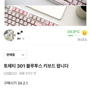 씽크웨이 토체티 301 키보드